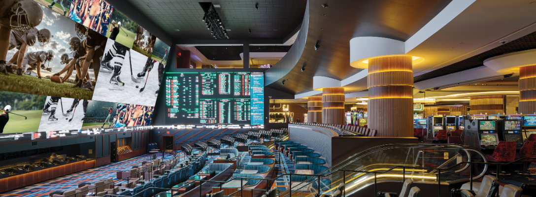 Interior of Circa Sportsbook at Circa Las Vegas